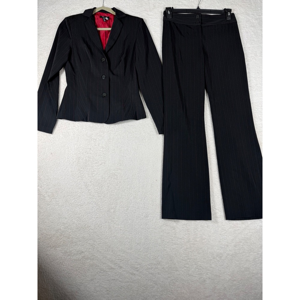 My Michelle Pant Suit Womens 5/6 y2k 90's Pinstripe Excellent 2 Piece Blazer Set